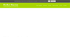 Desktop Screenshot of fitforfacts.de