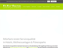 Tablet Screenshot of fitforfacts.de